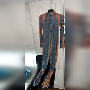 Boutique Brand Tropical Bodysuit Size M